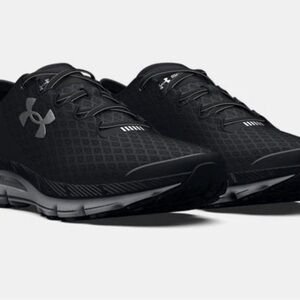 Under Armour Black & Gray Low-Profile Running Sneakers